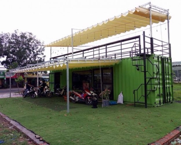 Container cafe thiết kế